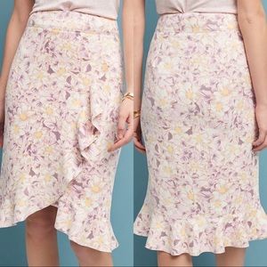 NWT ANTHROPOLOGIE Skye Ruffled Skirt